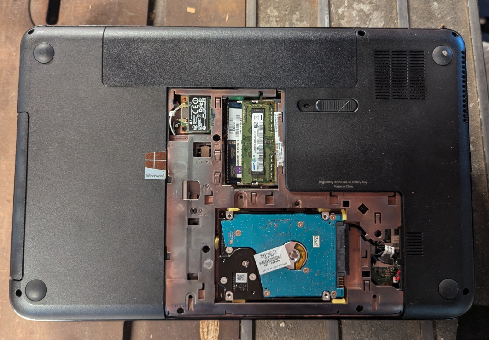 HP Pavillion G6 Laptop – AMD A8, 500 GB HD, Upgraded 6GB RAM, Win10, Tested