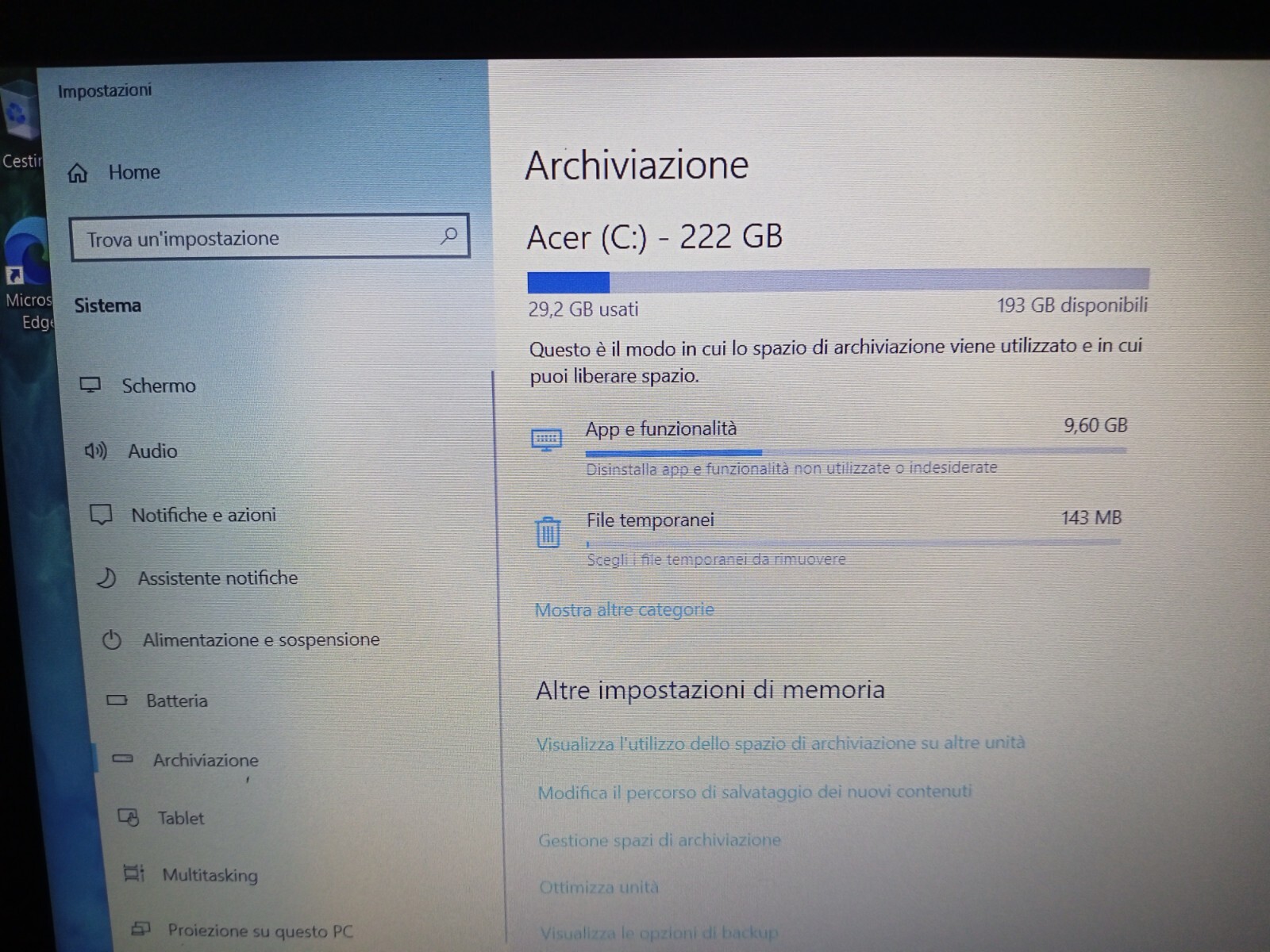 PC ACER ASPIRE 5 A515-51G-72JM € 650