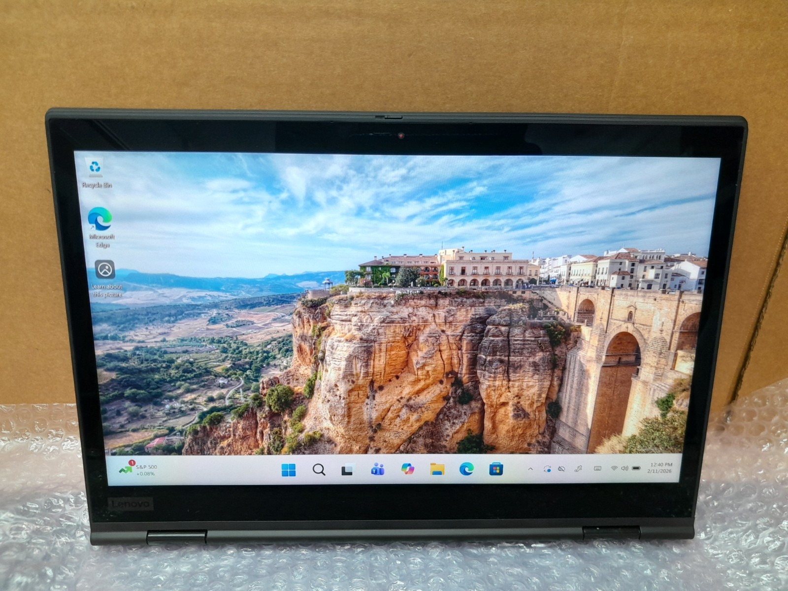 Lenovo X1 Yoga 3rd Gen 14″ Touchscreen i5-8350U 1.7GHz 16GB RAM, 256GB SSD, W11