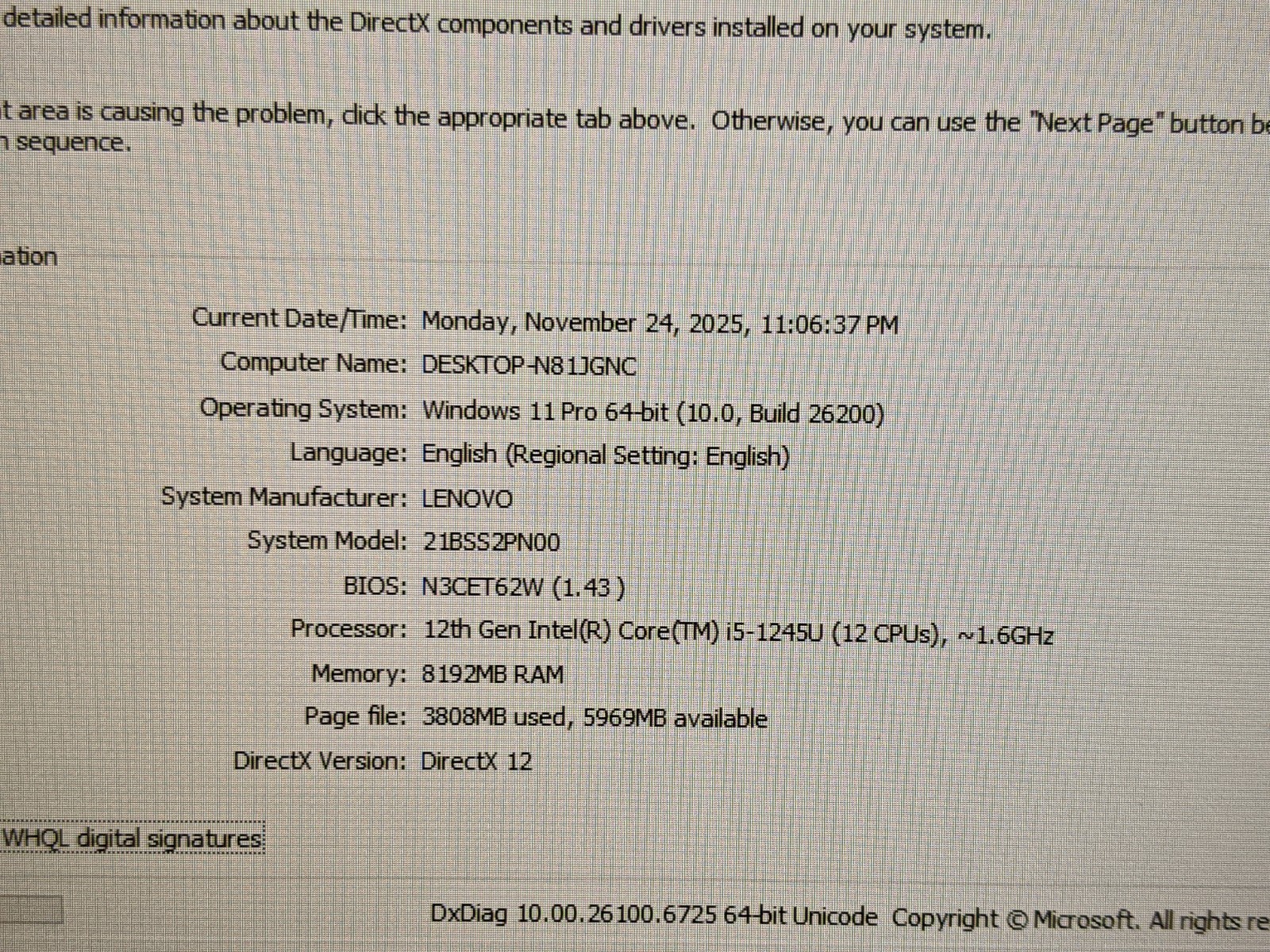 Lenovo ThinkPad T14s Gen 3 14″FHD+ i5-1245U 1.6GHz 8GB 256GB SSD W11P WTY-26 +PA