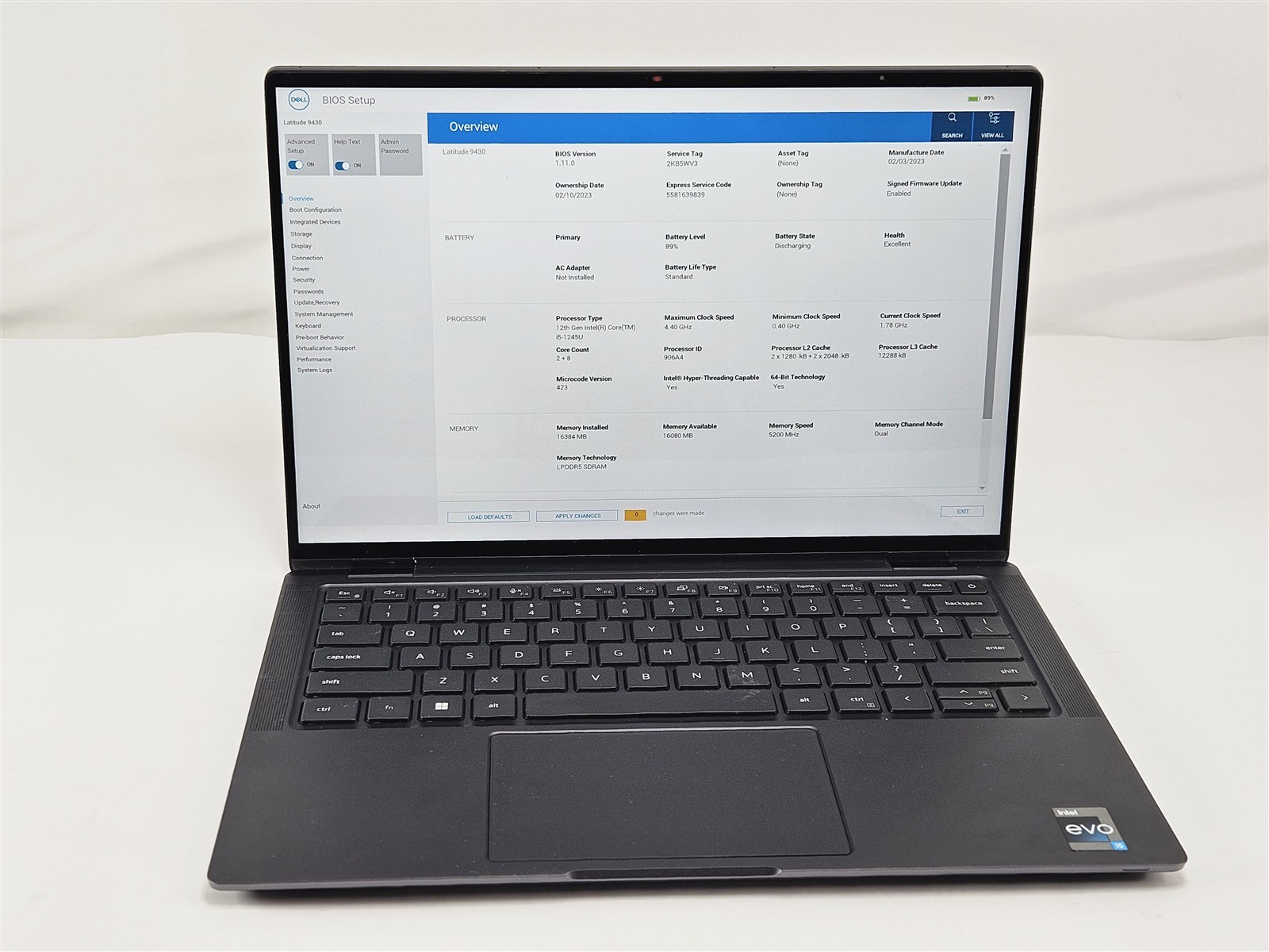 Dell Latitude 9430 P142G i5-1245U 16GB 256GB 14″ 2-in-1 Iris Xe Laptop