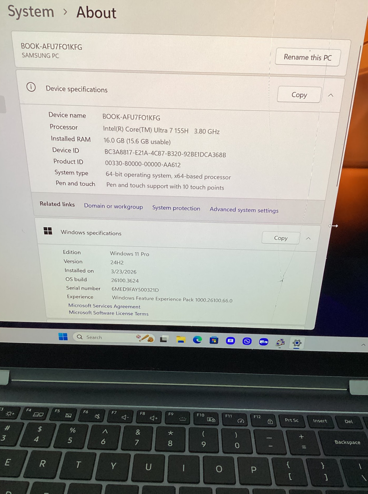 Samsung Galaxy Book4 Pro 360 2-in-1 Laptop, 16″ 3K AMOLED Touchscreen,Win 11 pro