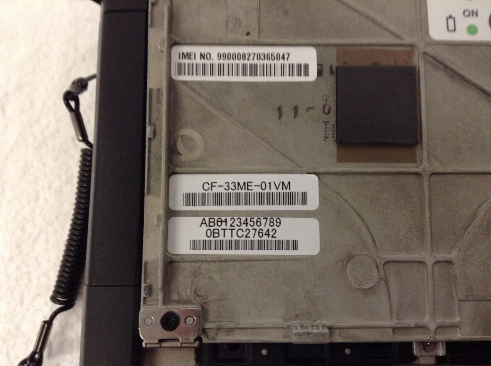 Panasonic Toughbook CF-33 MK1 i7-7600U w/16GB, 256GB SSD, Touch, 2x Bat, 3K HRS