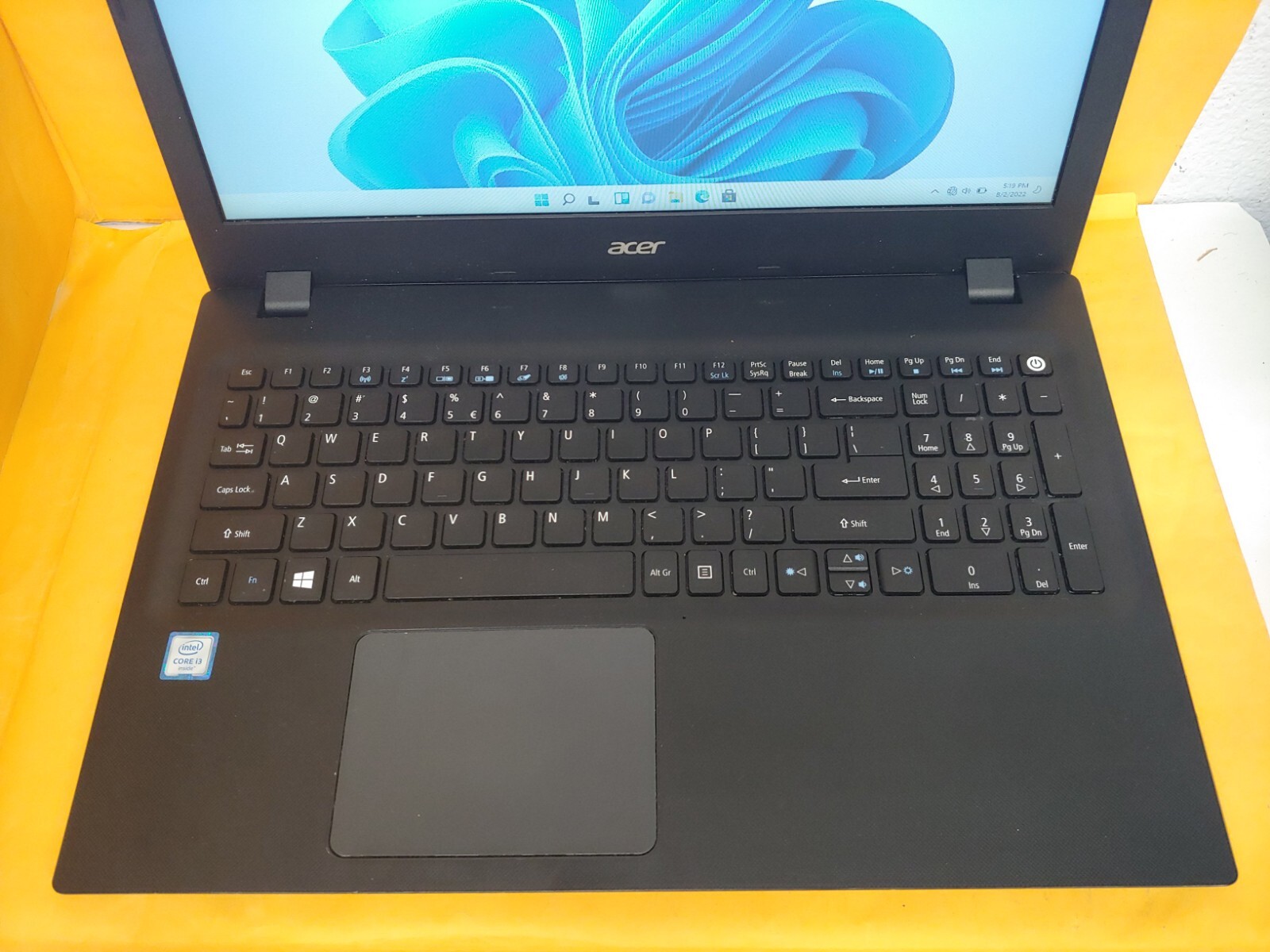 ACER TravelMate Laptop intel Core i3-6100U 2.3GHZ 8GB RAM 120GB SSD BT DVD Win11