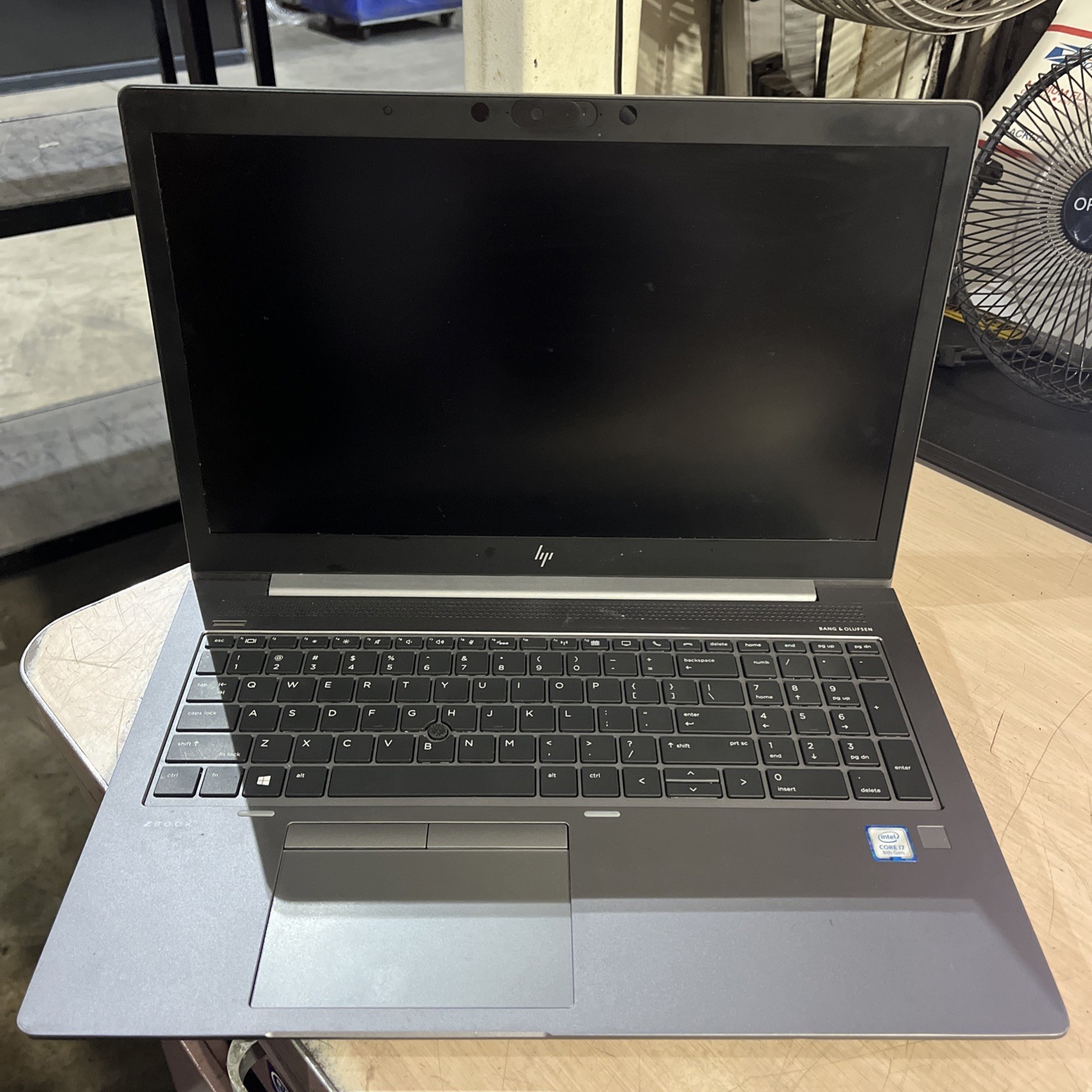 HP ZBOOK 15U G6 INTEL CORE I7-8565 1.80GHZ 8GB RAM NO HD