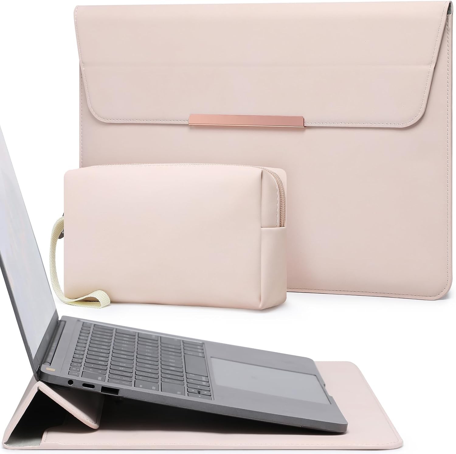 15-16 Inch Laptop Sleeve Case Bag with Stand for MacBook Pro 16 M5/M4/M3/M2/M1