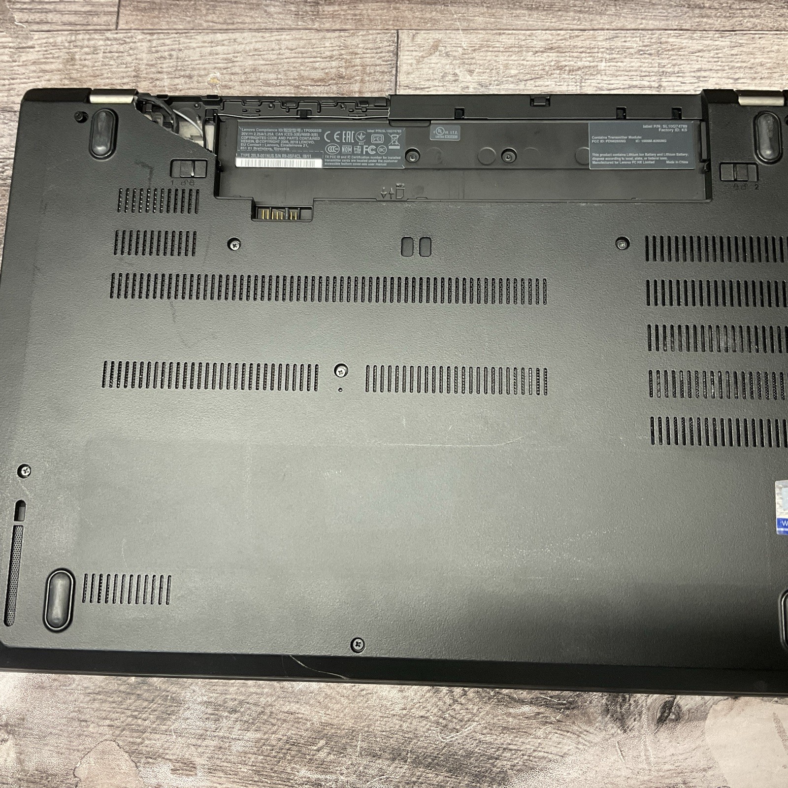 Lenovo ThinkPad T580 / i5 8th Gen / BIOS Unlocked / No RAM / No SSD / O20