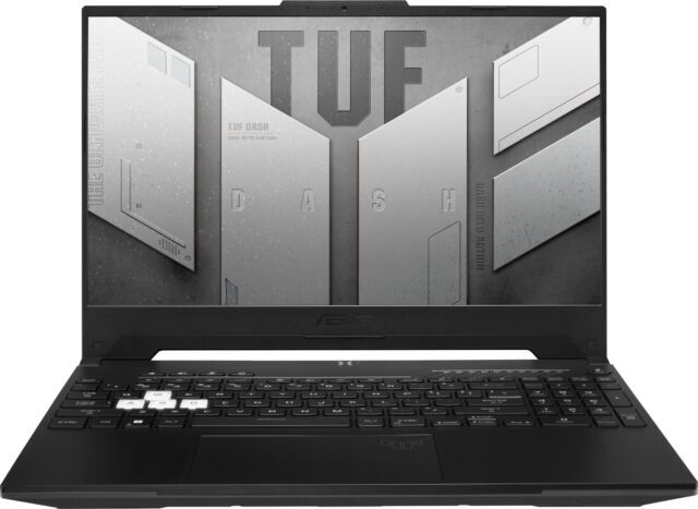 ASUS TUF Dash F15 2022 15.6″ (512GB SSD, Intel Core i7 12th Gen., 4.70 GHz,…