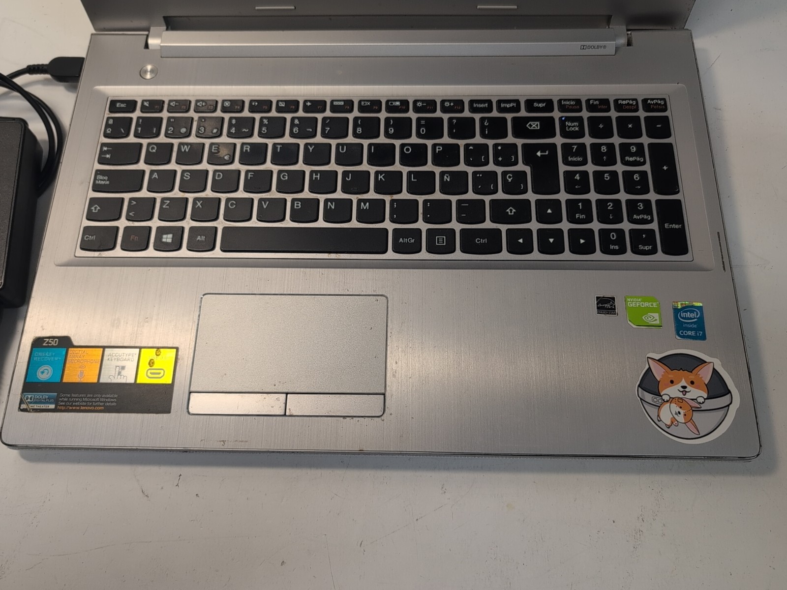 🔥 (AS IS, HINGE ISSUE) Lenovo Z50-70 15.6″ LAPTOP i7-4510U /4GB RAM/NO SSD –
