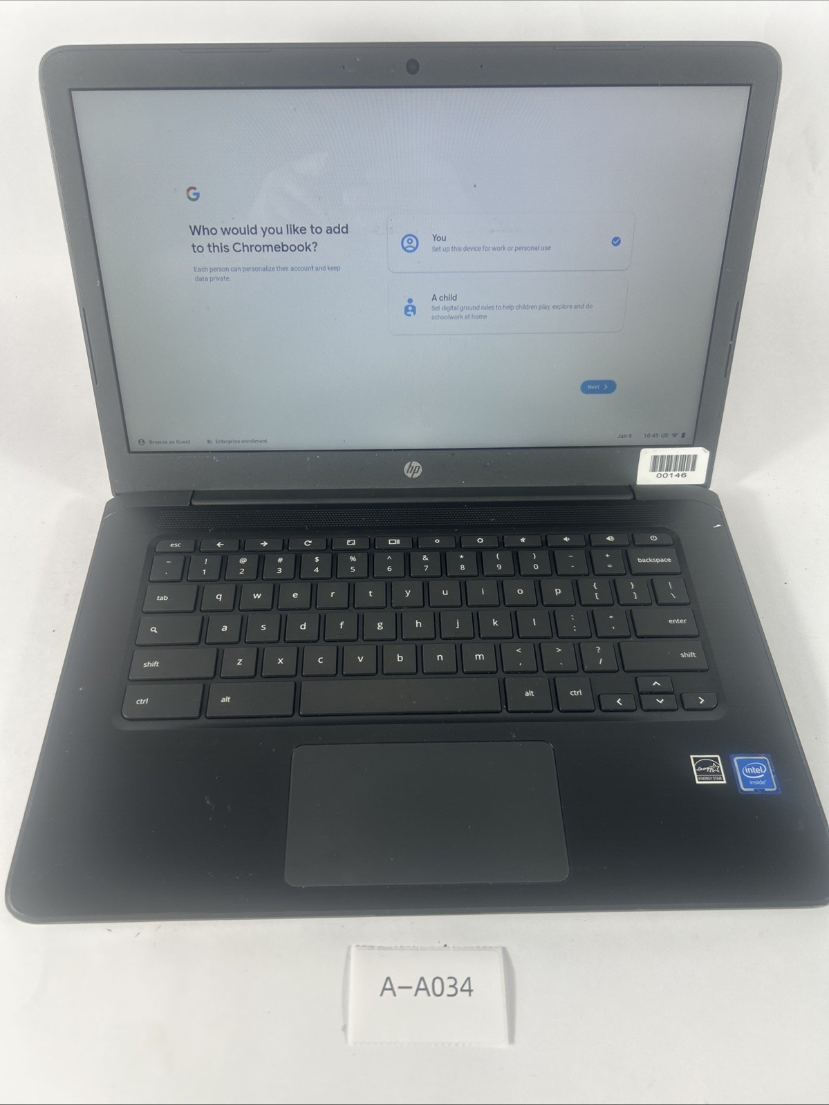 HP Chromebook 14 G6 EE Touchscreen Student Laptop Chrome OS 4GB 32GB