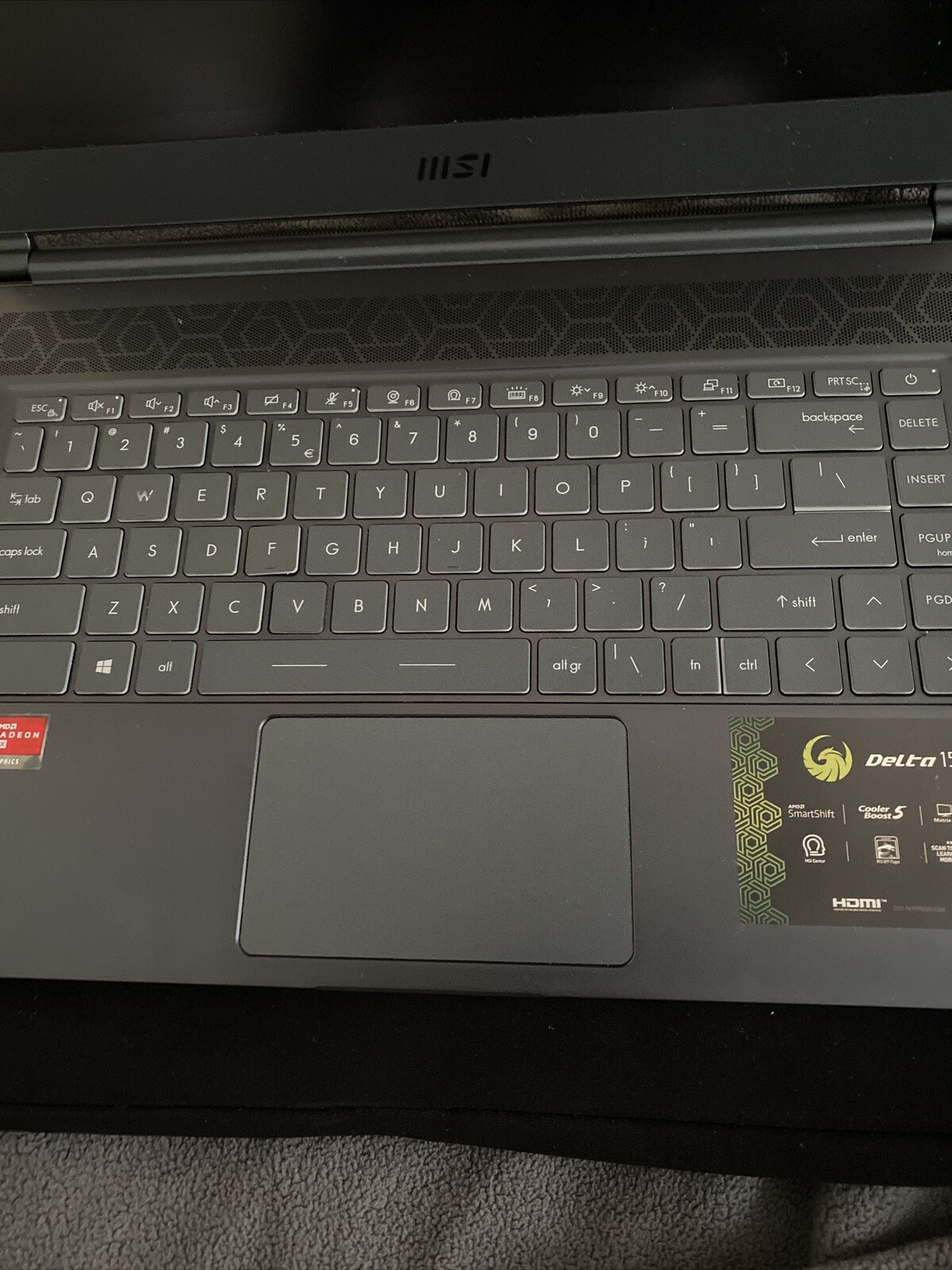 MSI Delta 15.6″ (1TB SSD, AMD Ryzen 7 5800H, 3.20GHz, 16GB RAM, AMD Radeon…