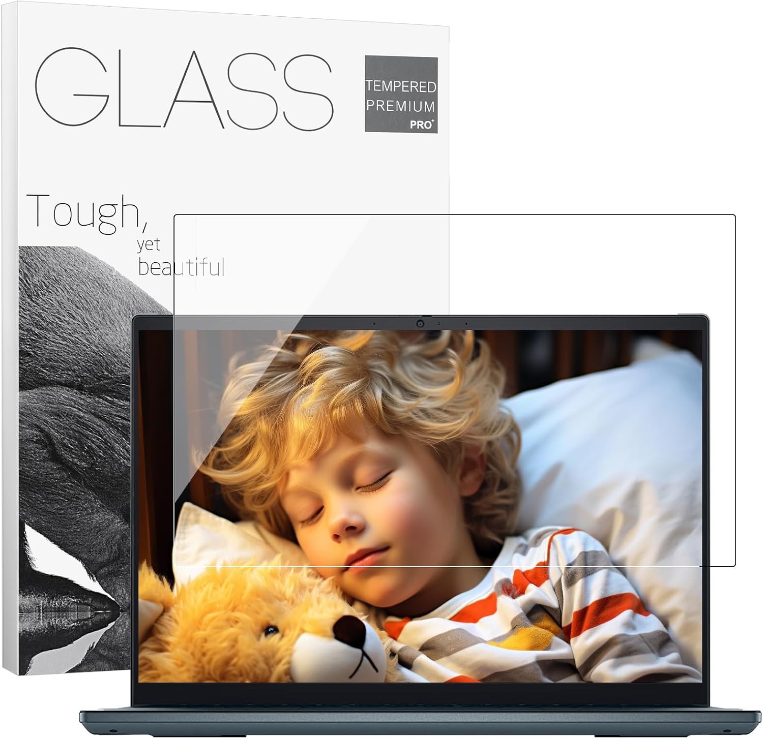 14″ Laptop Screen Protector, Tempered Glass Protector for 16:9 Laptop 14inch, 9H