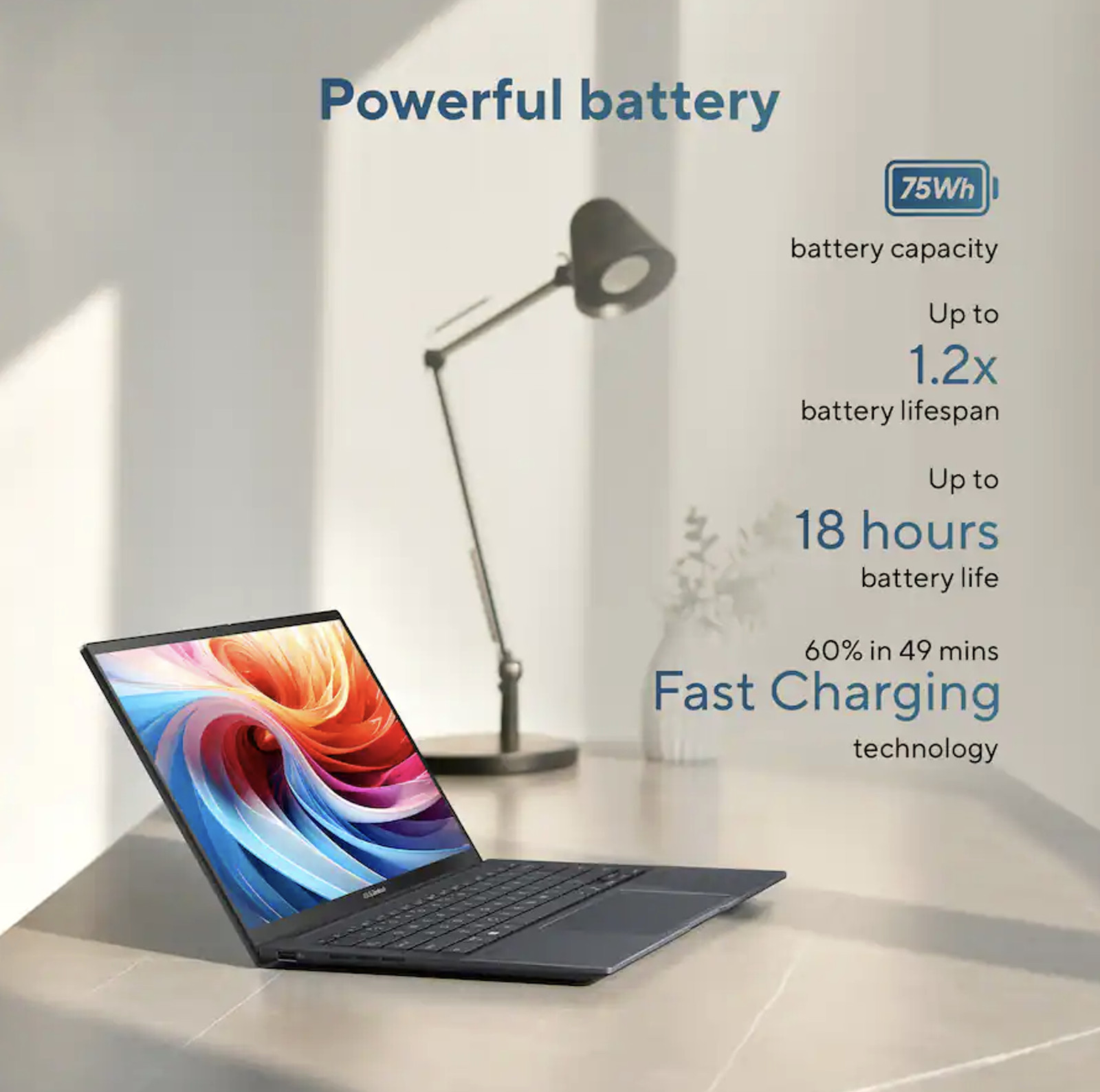 ASUS Zenbook 14.0″ 1920×1200 Intel Ultra 7-255H 16GB RAM 1TB SSD Windows 11 Pro