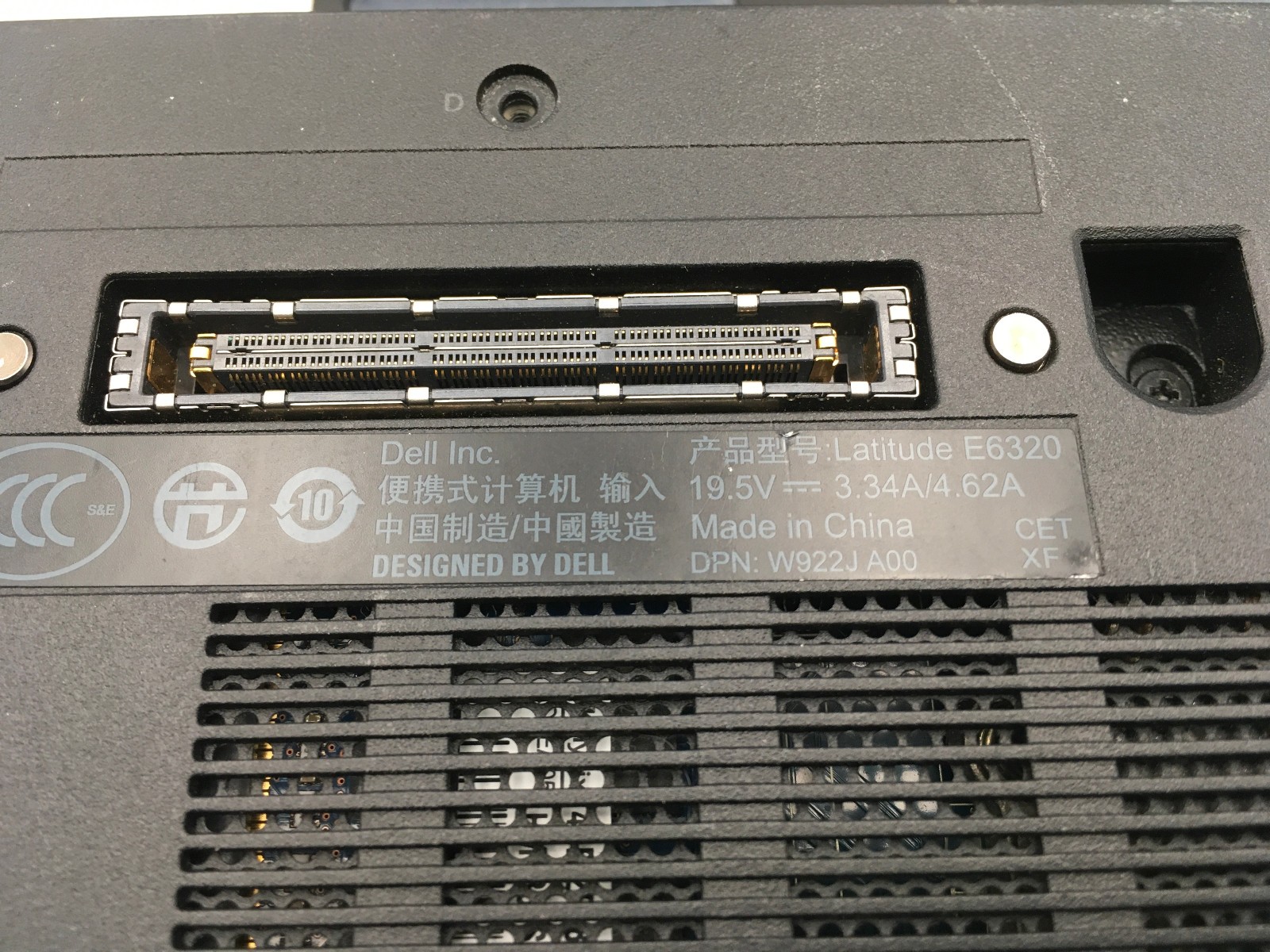 DELL LATITUDE E6320 – BOOTS TO BIOS – INTEL I3 2310M – NO RAM – READ DESC – BB