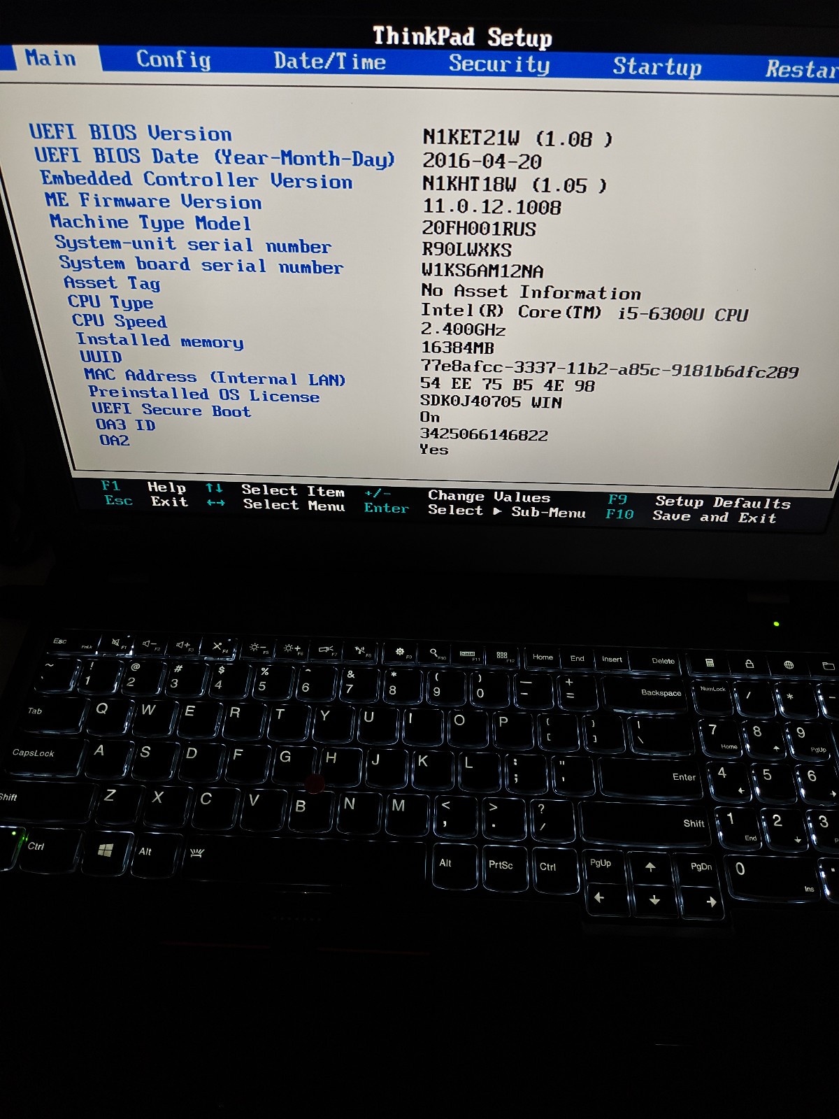 Lenovo Thinkpad T550 i7 5th Gen 16GB RAM 250GB SSD FHD (1920x1080p) w/ Charger