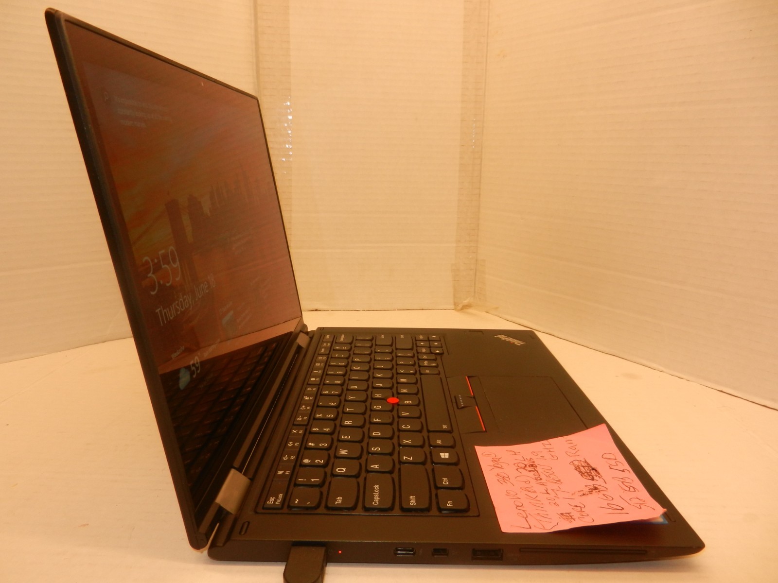 LENOVO THINKPAD X380 YOGA 13.3″ CORE i7-8650U@1.9GHZ 16GB RAM 512GB SSD WIN 10 A