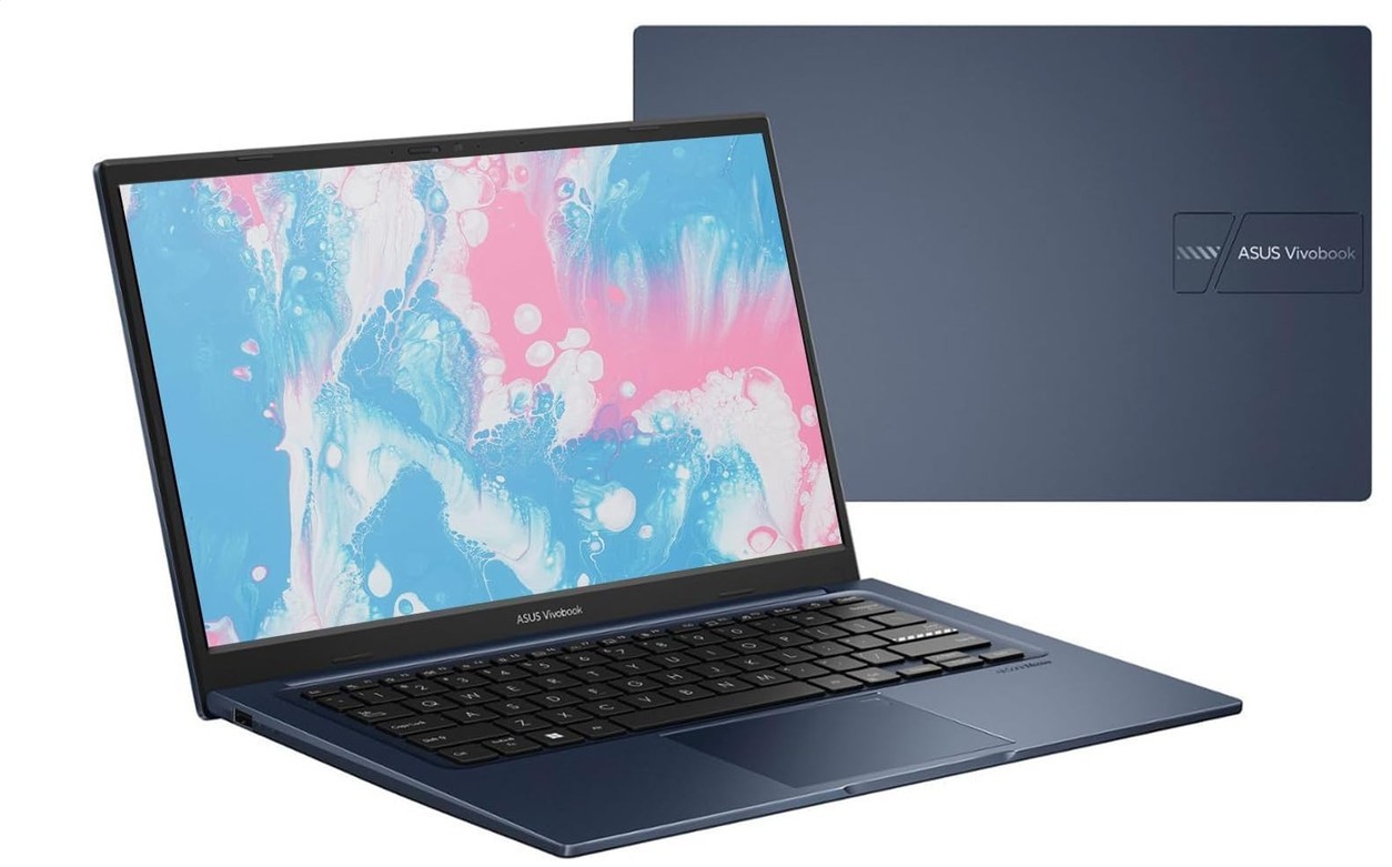 ASUS Vivobook Laptop, 14″ FHD Display, i3-1215U, 16GB RAM, 512GB SSD, Wi-Fi 6