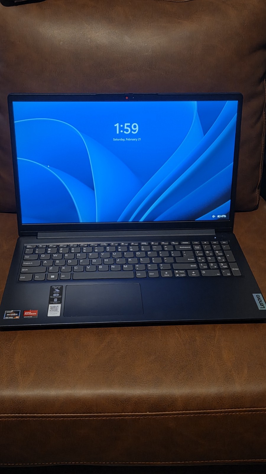 Lenovo IdeaPad 1 – Touch Screen AMD Ryzen 5 7520U 8GB RAM DDR5 5500 MHz 256 SSD
