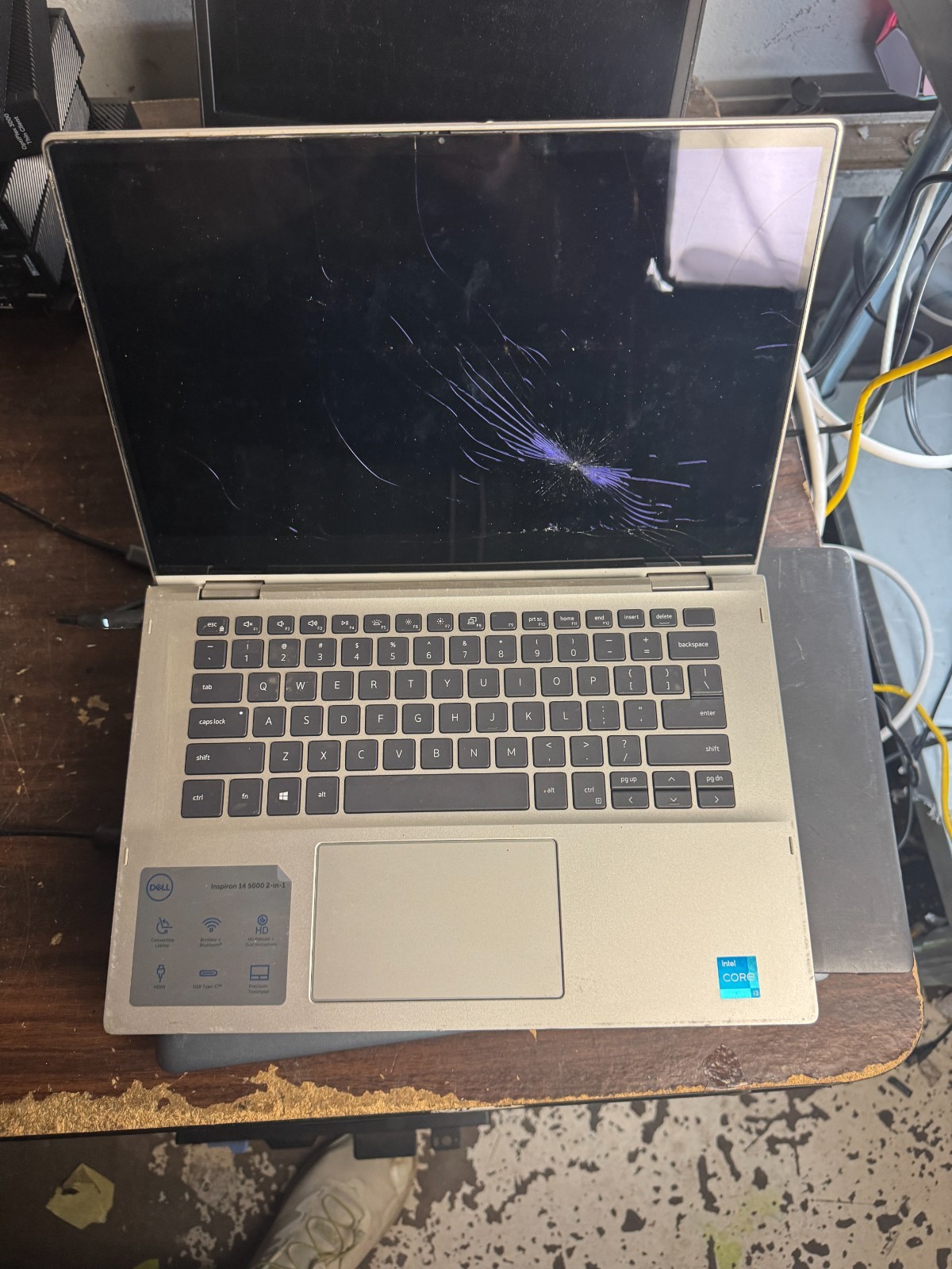 Dell Inspiron 14 2 in 1 Intel Core i3 Laptop for Parts/Repair #5660