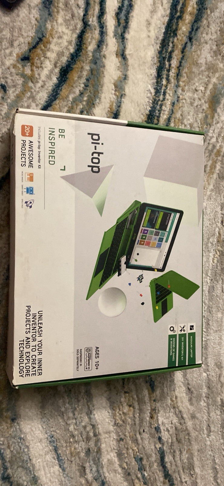 pi-top Modular Laptop DIY Kit Raspberry Pi 3 Model B+, 14″ Green