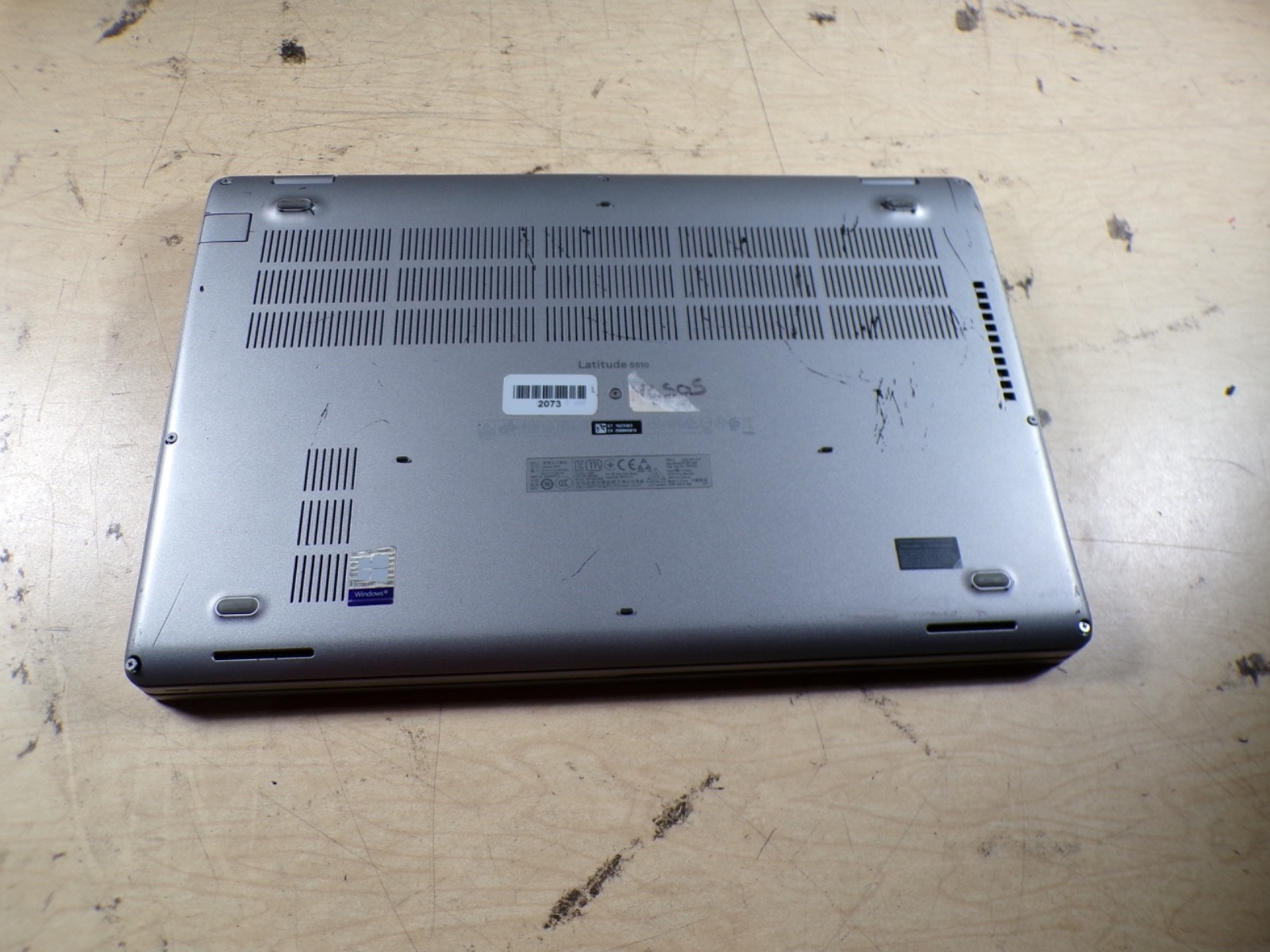 DELL LATITUDE 5510 INTEL CORE I5-10210U 1.60GHZ 8GB RAM **NO HD/ NO CADDIE