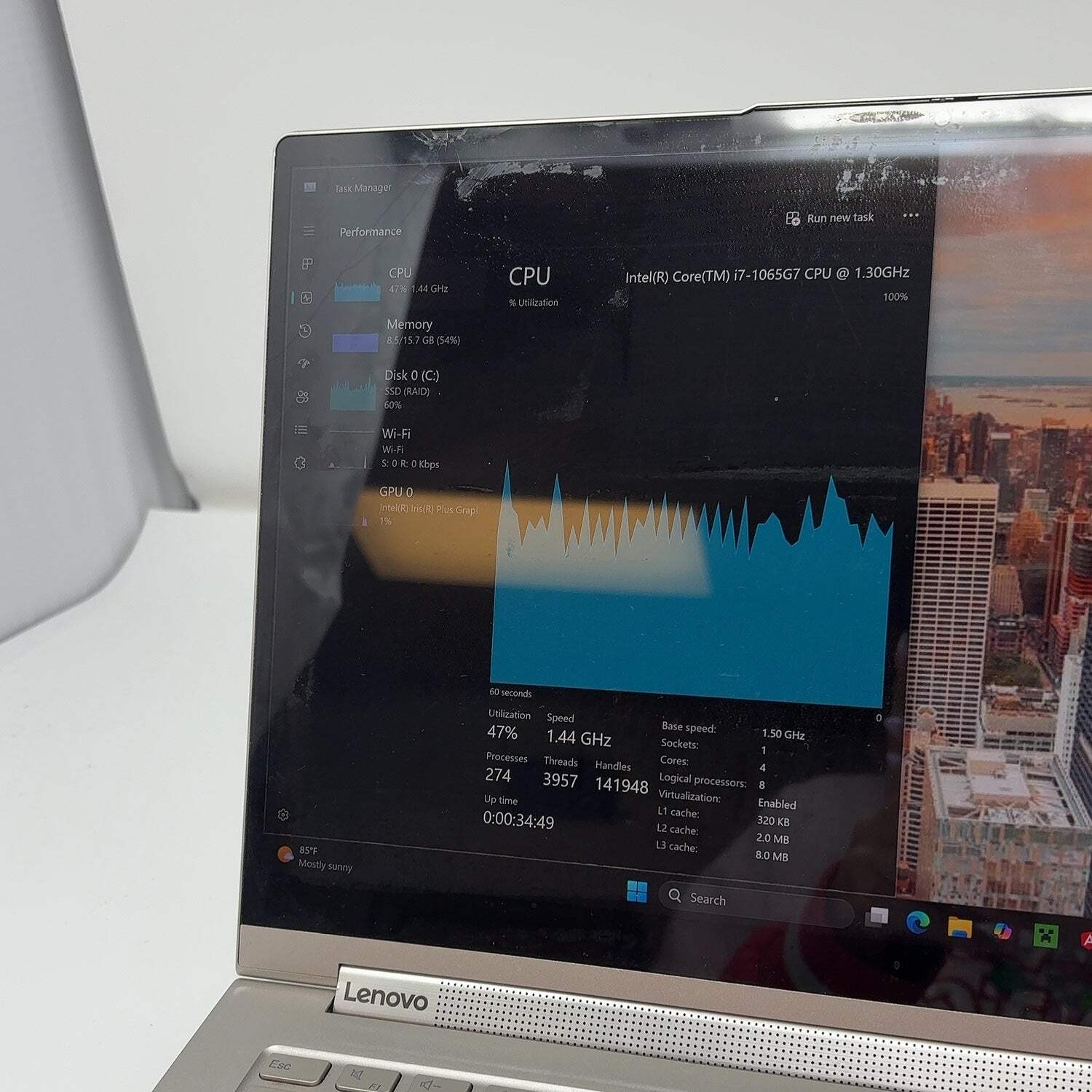 Lenovo Yoga C940 13abr8 14″ i7-1065G7 1.5GHz 16GB RAM 512GB SSD