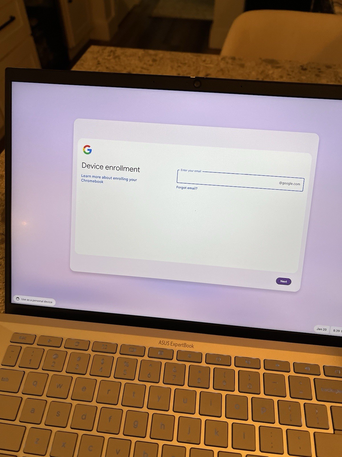 ASUS ExpertBook CX54 Chromebook Plus CX5403 CORE ULTRA 7 155U 512GB 8GB G2U