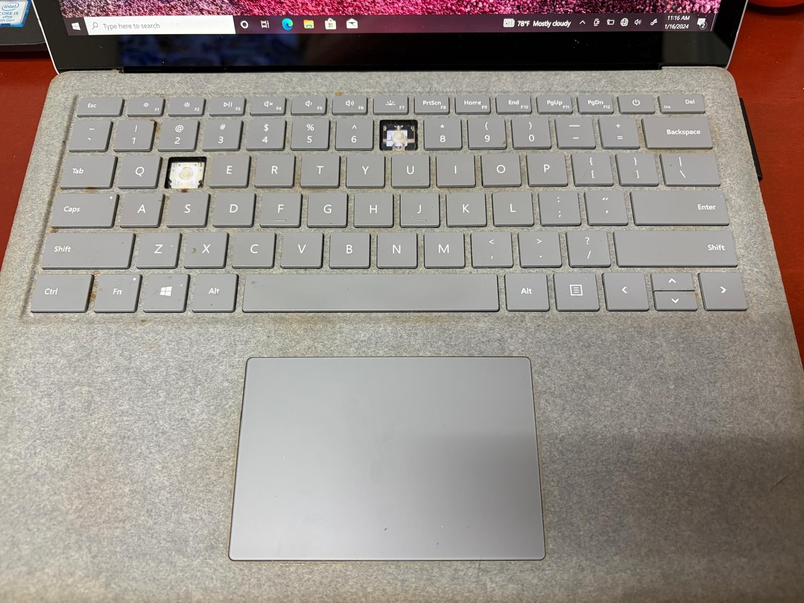 Microsoft Surface Laptop 2 Intel Core i5-8350U 1.70GHz 8GB RAM 256GB SSD