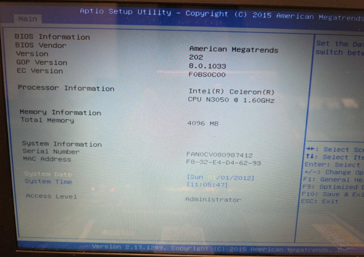 Asus Notebook PC |4GB RAM|500GB HDD| Intel Celeron N3050