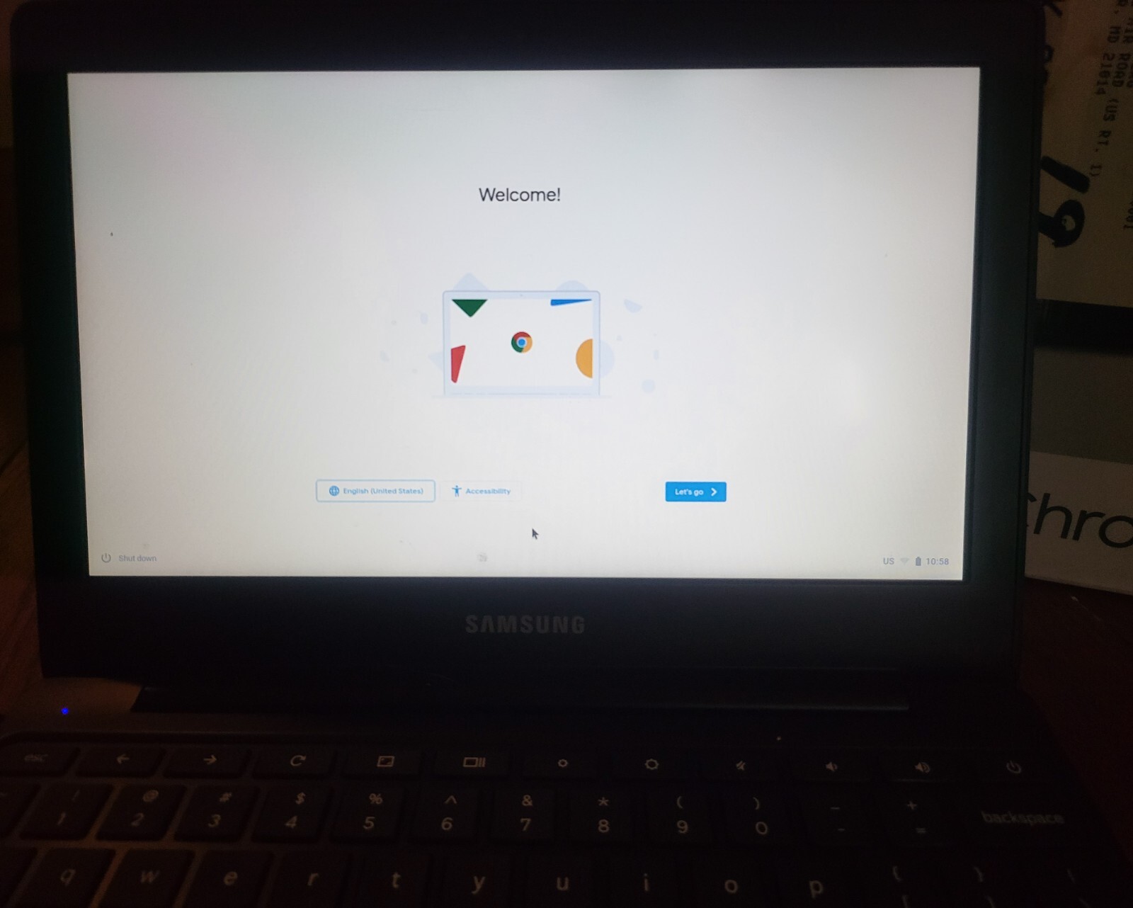 SAMSUNG XE503C12-K01US 11.6″ CHROMEBOOK 2 COMPUTER With Box Mouse Manual Charge