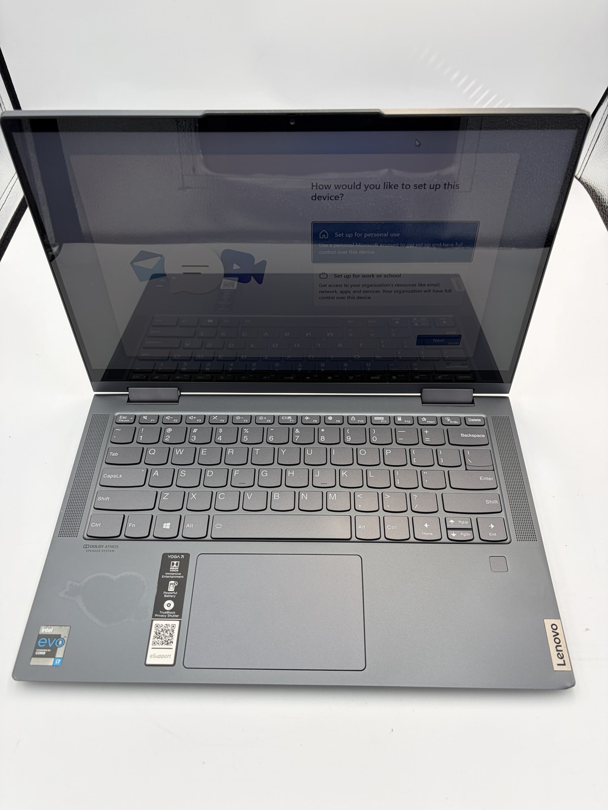 Lenovo Yoga 7 14ITL5 (2021) 11th Gen Intel(R) Core(TM) i7-1165G7 @ 2.80GHz 16GB