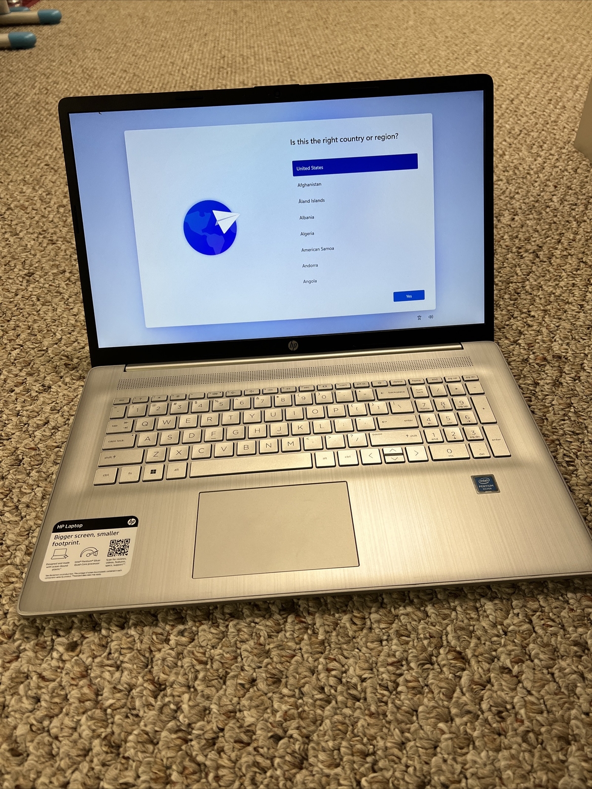 HP 17.3″ Touchscreen Notebook – HD+ – 1600 x 900 – Intel Pentium Silver N5030