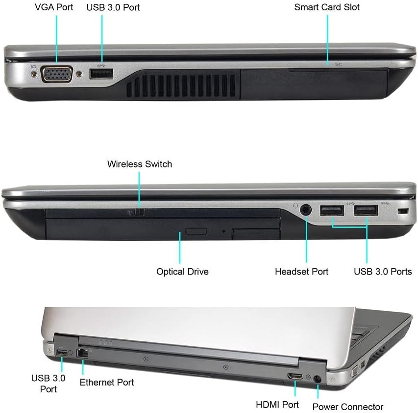 Dell Latitude E6440 14″ HD Dual Core I5-4310M 8GB 128GB SATA SSD Cam Win10Pro