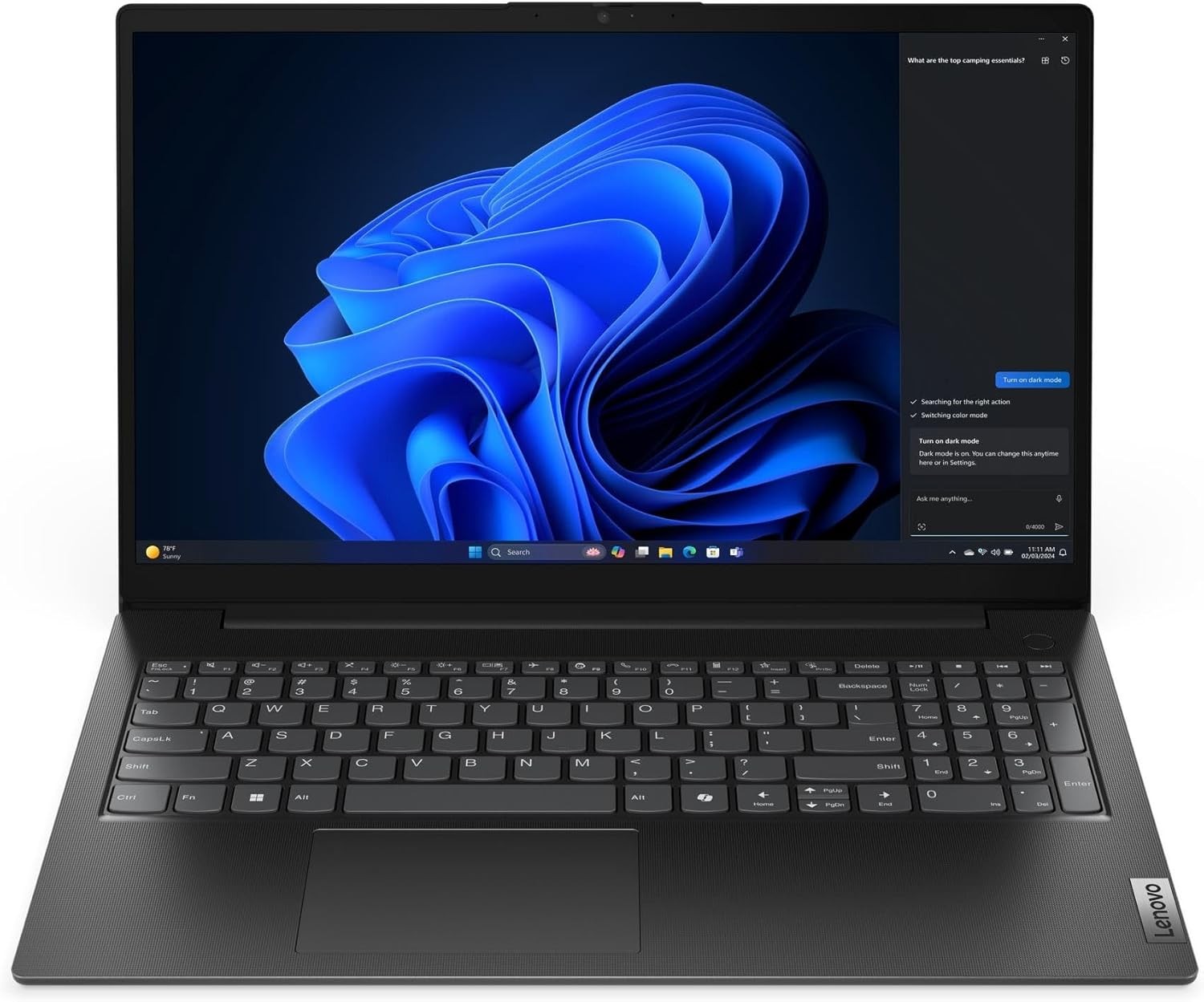 Lenovo V15 G5 15.6″ FHD 1080p Laptop Core 7 240H 16GB RAM 1TB NVMe SSD W11H