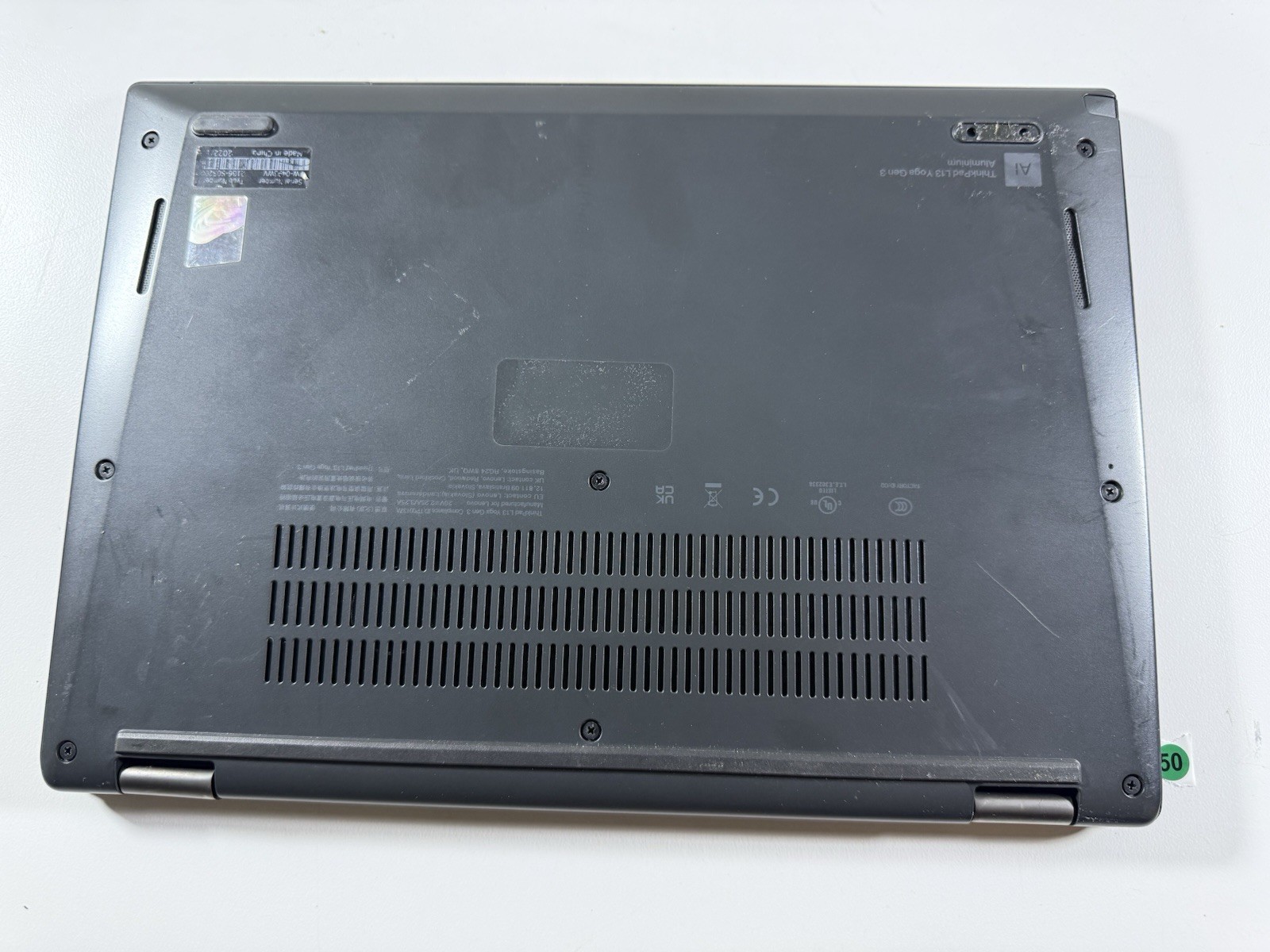 Lenovo ThinkPad L13 Yoga Gen 3 – i5-1245U 1.6GHz – 16Gb – NO SSD NO OS READ”