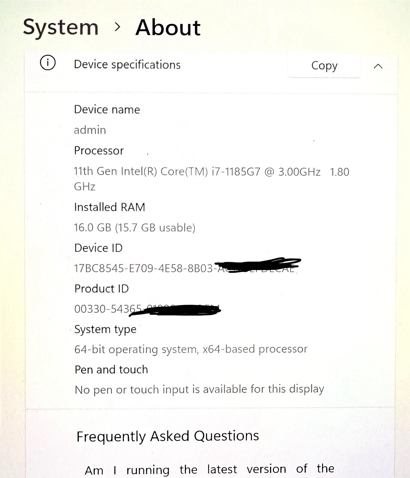 Dell Latitude 5320 Core i7-1185G7 3.00 GHz 16 GB 256 GB NVMe Windows 11 Pro