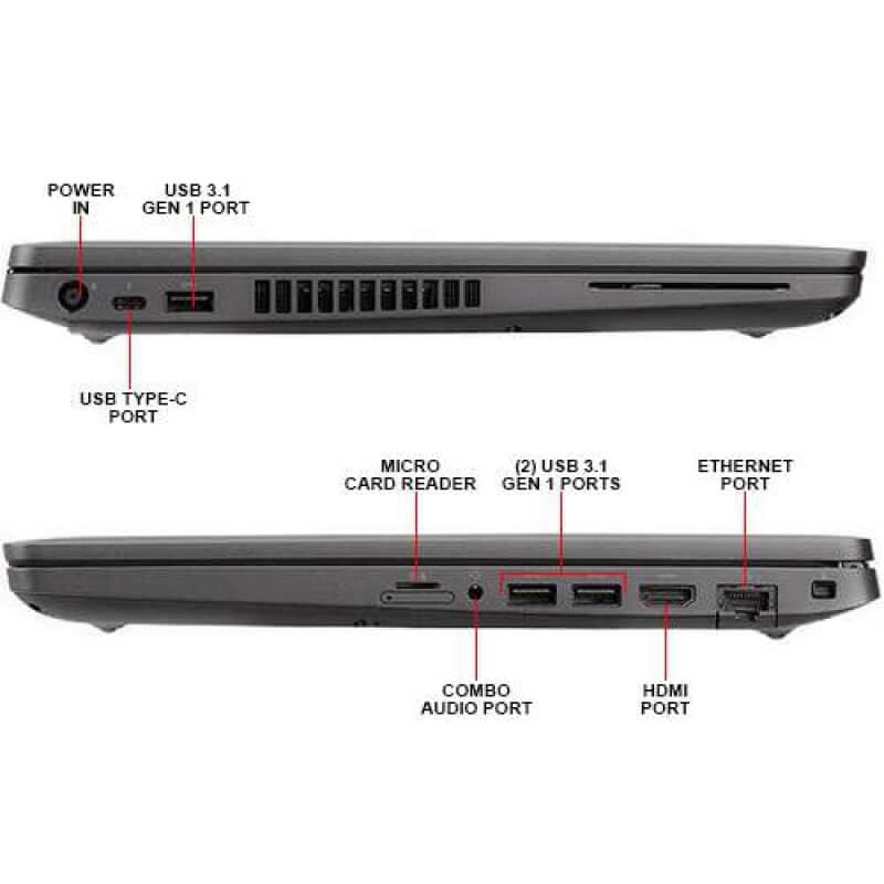 Dell Latitude 5400 14” HD, Core i5-8365U 1.6GHz Quad Core, 16GB RAM, 256GB SSD,