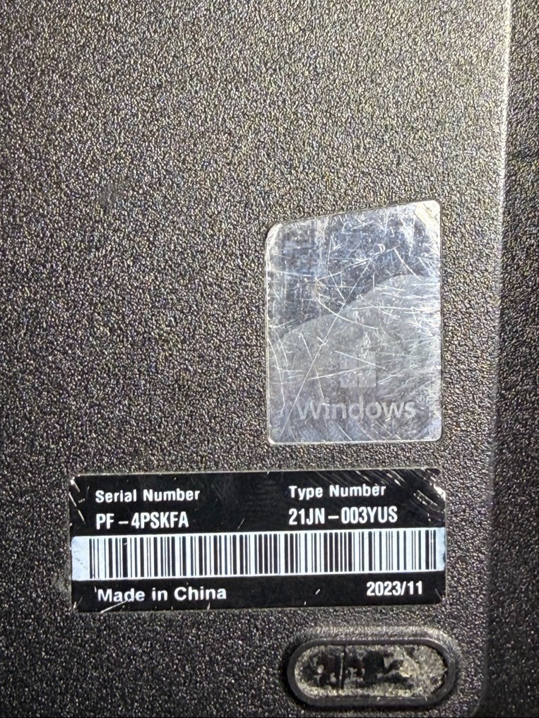Lenovo ThinkPad E16 Gen 1 i5-1335U 40GB RAM 1TB SSD Win 11 Pro OEM Charger