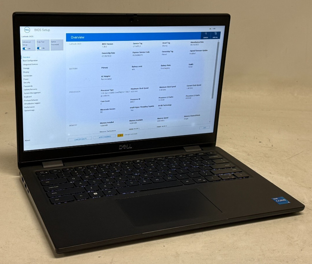 Dell Latitude 3420 14″ (i5-1135G7 2.40GHz – 16GB RAM – 256GB SSD – Win11Home)