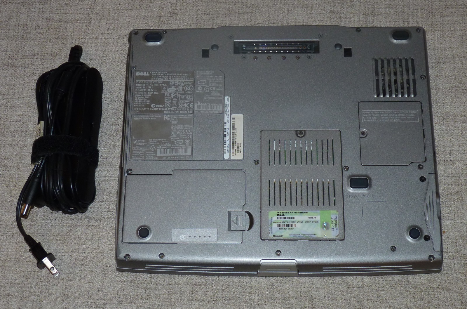 COMPLETE Dell Latitude D510 15” 1.73GHz/2GB/160GB/Serial/Parallel/WiFi/XP PRO