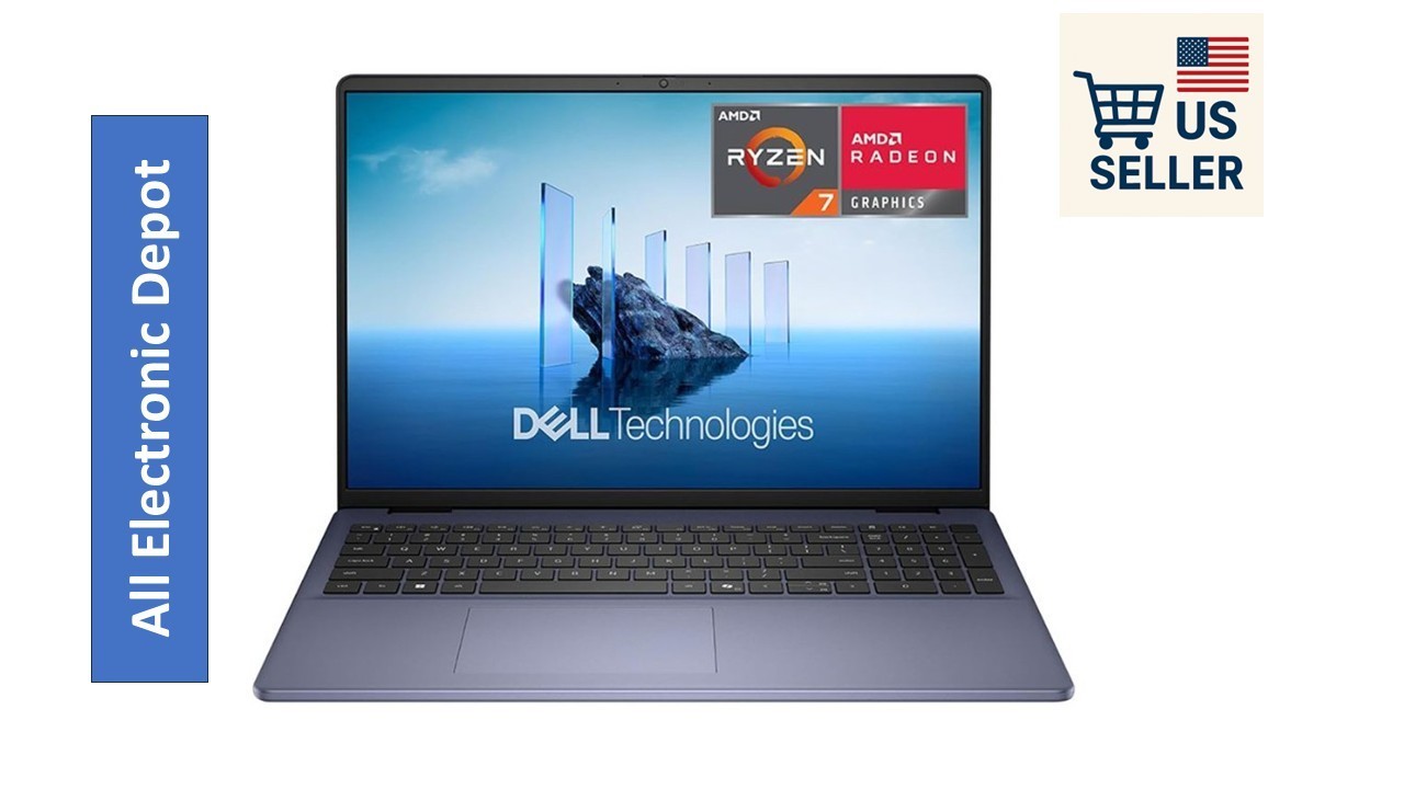 New Dell 16 16″ Laptop AMD Ryzen 7 250 16GB DDR5 1TB SSD DC16256