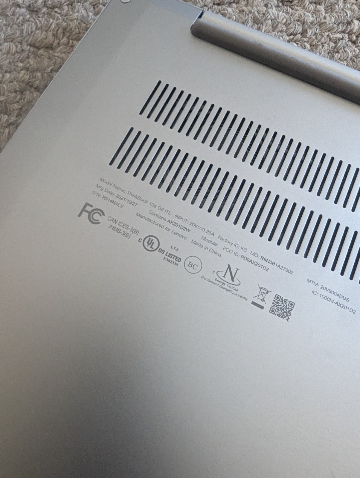 Lenovo ThinkBook 13s G2 13.3″ (512GB SSD, AMD Ryzen 5 4000 Series, 4.00 GHz,…