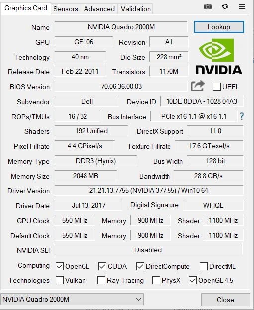 Dell Precision/M4600/15.6″LCD/CPU Quadi7-xtreme/1TB SSD/32GB RAM/2GB V.Card/B.T.