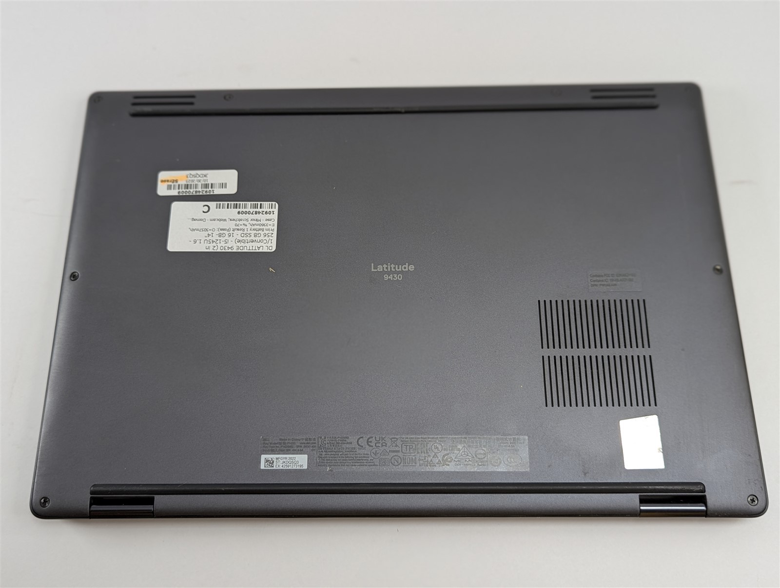 Dell Latitude 9430 14” i5-1245U 16GB 256GB SSD QHD Touchscreen No OS