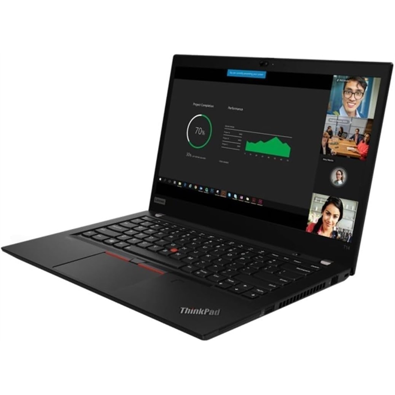 Lenovo ThinkPad T14 Gen 2 14″ 256GB I7-1185G7, Black