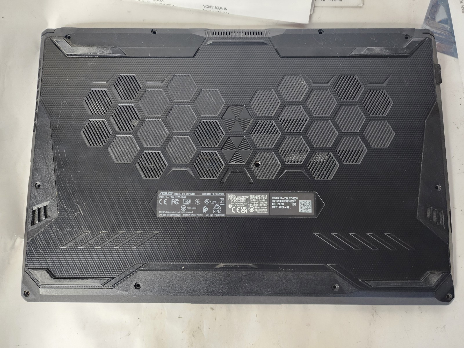ASUS TUF F17 Gaming Laptop 17.3” RTX 3050 i5-11260H 32GB RAM 2TB NVME SSD READ!