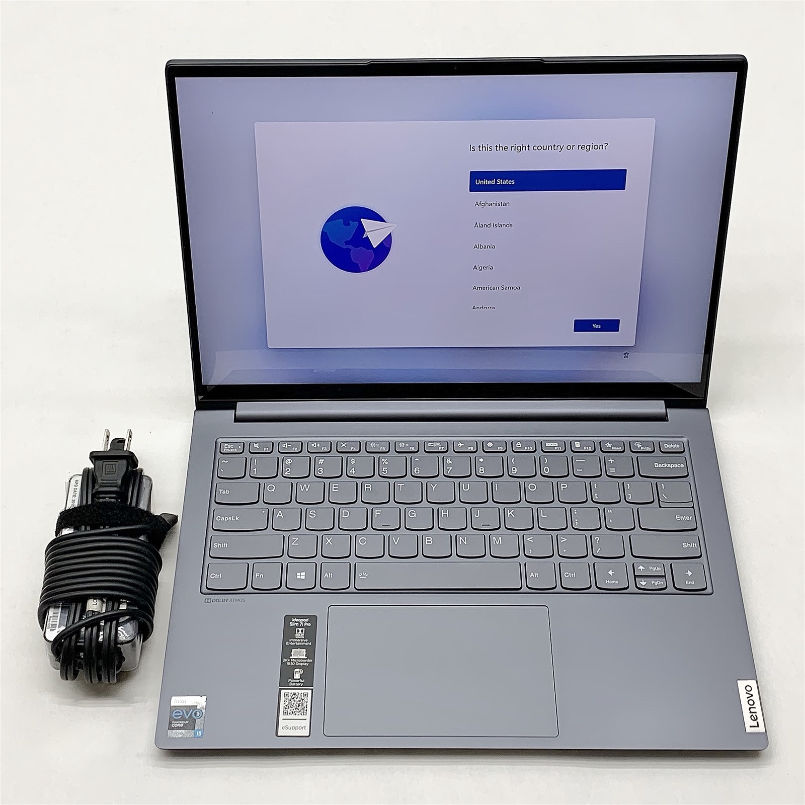 Lenovo Slim 7 14IHU5 Laptop i5 11300H 3.10GHZ 14″ Touch 16GB 512GB NVMe Win 11