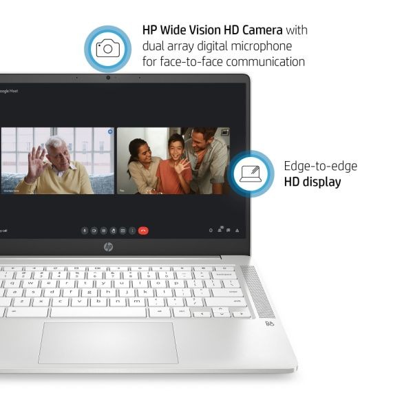 HP 14a-na0122od 14″ Intel Pentium Silver N5030 4GB RAM 64GB eMMC Chrome OS WH