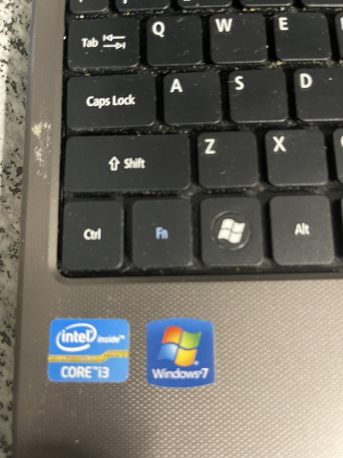 Acer Black Laptop screen 15.6 Inc for Parts no case
