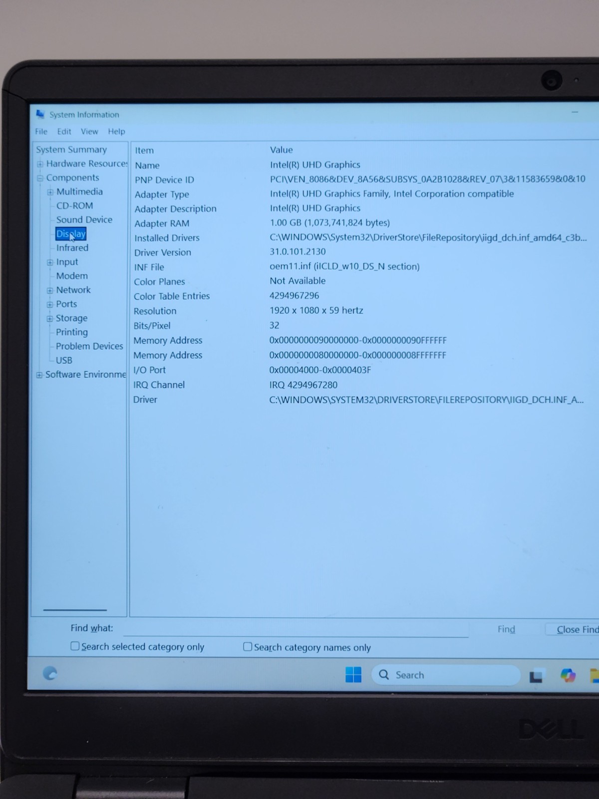 Lot of 2 DELL INSPIRON 3501 INTEL CORE I5-1035G1 1.00GHZ 8GB 256GB W11P *READ*